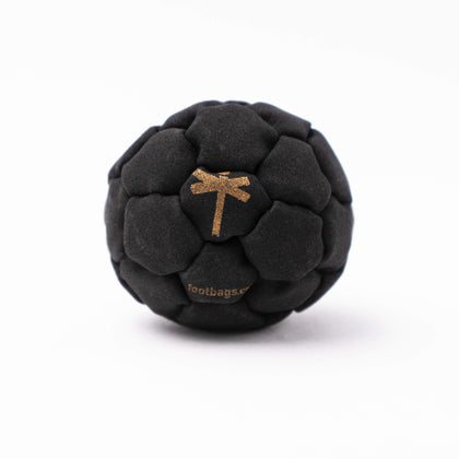 Midnight 32 Panel Plastic Filled Footbag