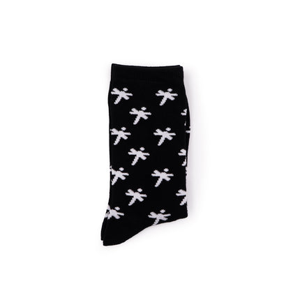Dragonfly crew socks