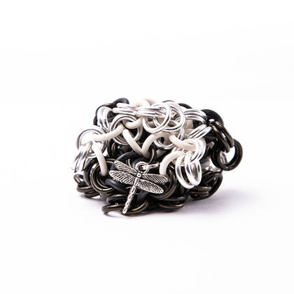 Chainmail Footbag - Monochrome