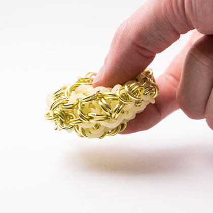Chainmail Footbag - Green / Glow