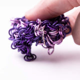 Chainmail Footbag - Dark Purple / Violet / Purple