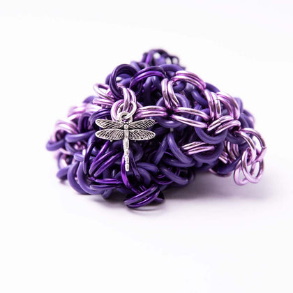 Chainmail Footbag - Dark Purple / Violet / Purple
