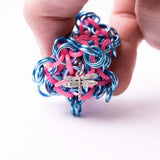 Chainmail Footbag - Blue / Pink