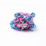 Chainmail Footbag - Blue / Pink